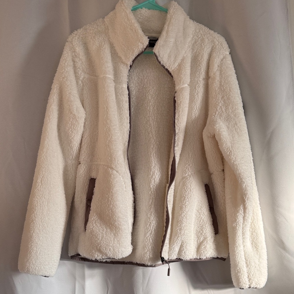 Free Country Cream Teddy Jacket